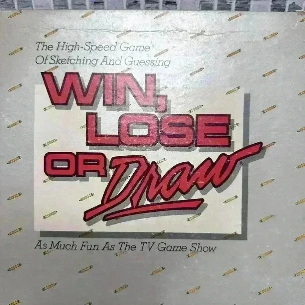 VINTAGE WIN LOSE OR DRAW Board Game Milton Bradley 1987 - Picture 3 of 16